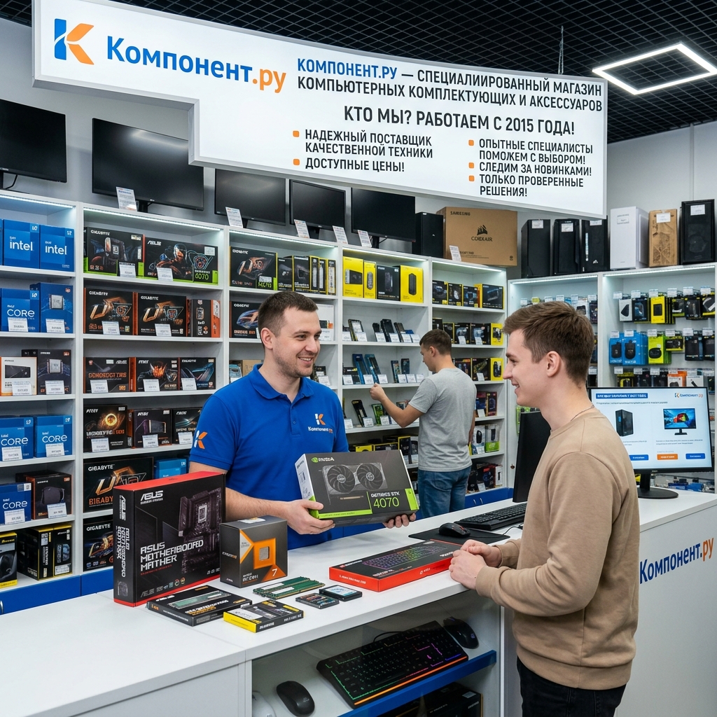 Магазин компьютерных комплектующих Компонент.ру